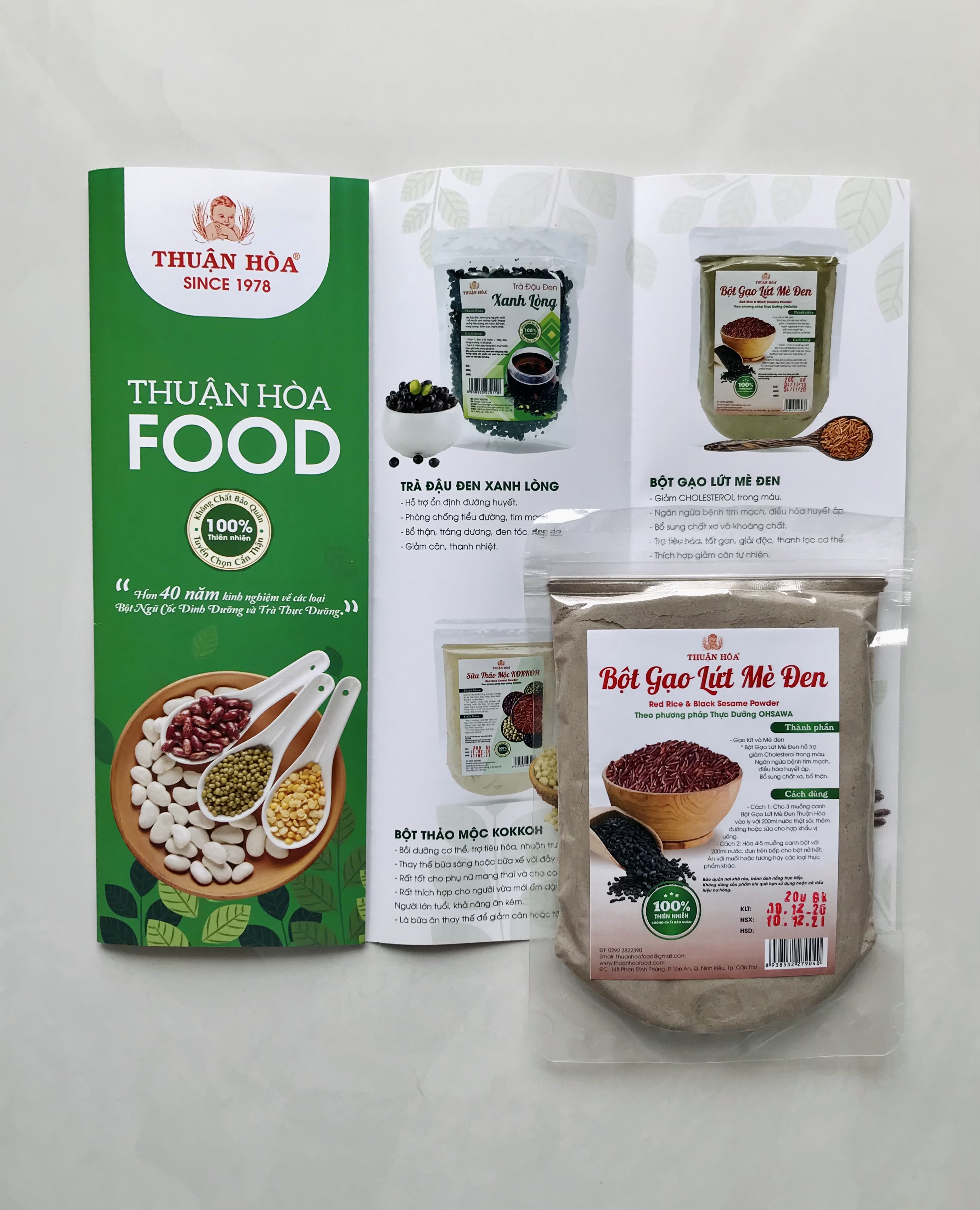 Bột Gạo Lứt Mè Đen Thuận Hòa